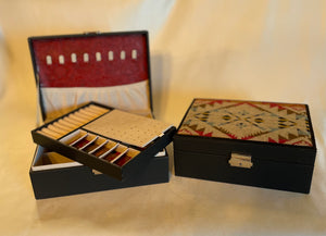 Jewelry Box with Pendleton® fabric accents