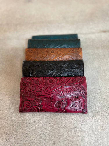 Tooled Leather Wallets
