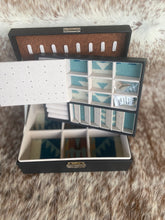 Load image into Gallery viewer, Jewelry Boxes with cowhide and fabric accents