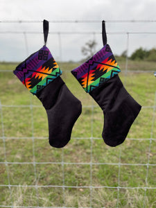 Christmas Stockings - Made with Pendleton® fabric accents and Ultra Suede