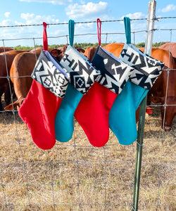 Christmas Stockings - Made with Pendleton® fabric accents and Velvet