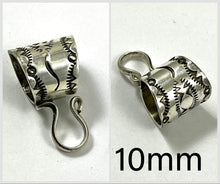 Load image into Gallery viewer, Sterling stamped bails