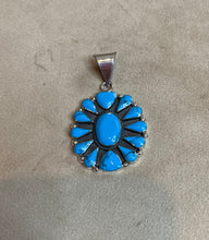 Load image into Gallery viewer, Turquoise &amp; Colored Stone Cluster Pendants