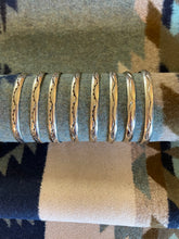 Load image into Gallery viewer, Sterling Silver Stamped Cuff