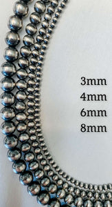 4mm Navajo Pearl Necklace