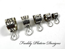 Load image into Gallery viewer, Sterling stamped bails