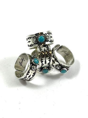 Turquoise Sleeping Beauty Adjustable Ring